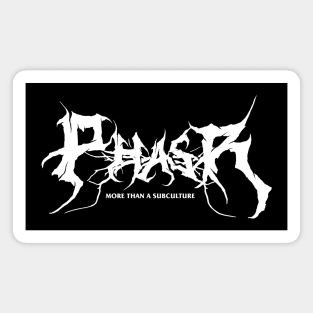 PHASR Death Metal in White Magnet